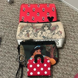 Lot of Disney Pouches